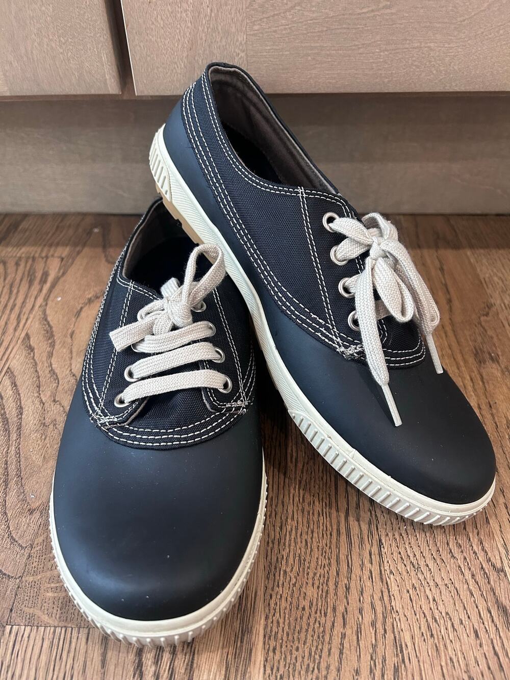 Cougar Dash Black Waterproof Duck Shoes Rain Sneakers Rubber Low Top Deck Men 10